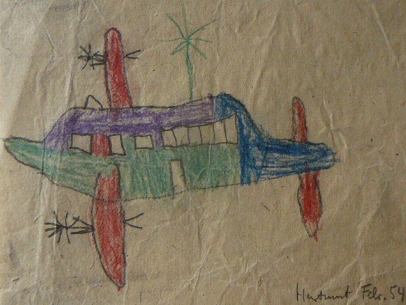 "Flugzeug" ©1954 Josi Bennöhr